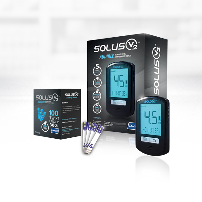 solus v2 glucose meter