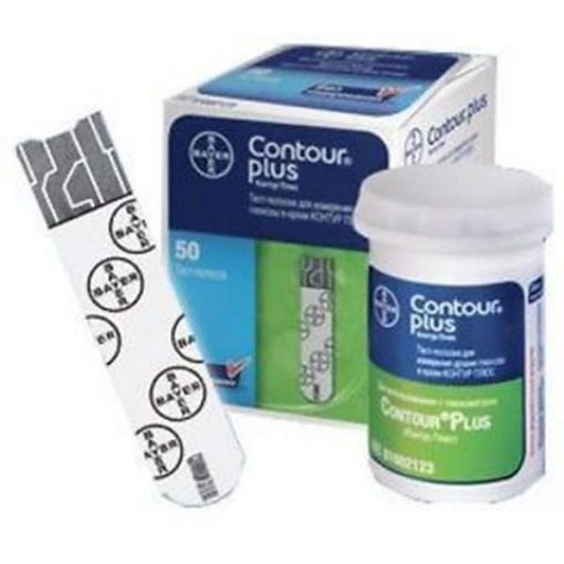 0000915 bayer contour plus blood glucose test strips 50s 600