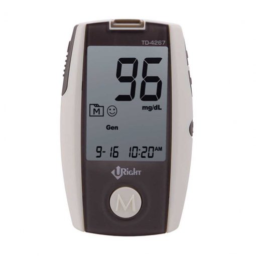 0001312 uright blood glucose monitoring machine model td 4267