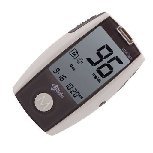 0001313 uright blood glucose monitoring machine model td 4267 1300