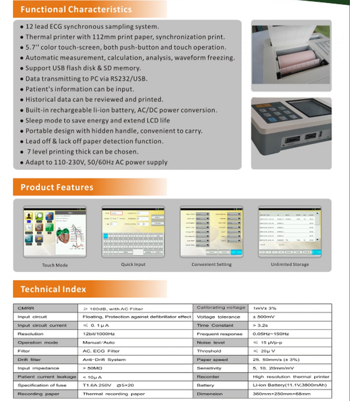 Cardio Link 6 Channel Digital ECG Machine