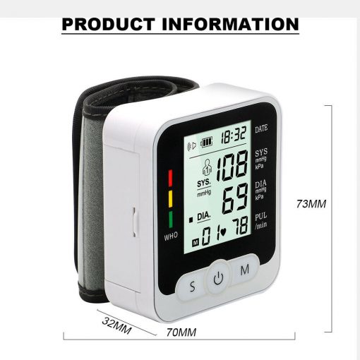 Digital Wrist Blood Pressure Monitor