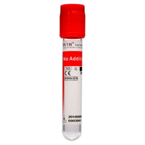 Vacuum Blood Collection Tube No Additive