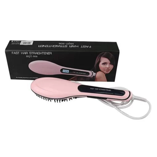 Fast Hair Straightener Brush HQT 906 Medistore