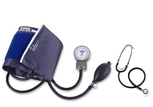 YAMASU Aneroid Sphygmomanometer Manual Blood Pressure Machine With Stethoscope 02